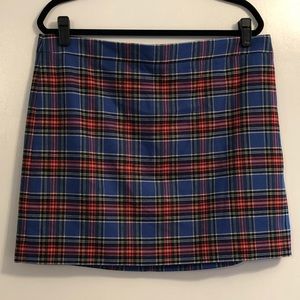 JCrew Plaid Mini Skirt 14